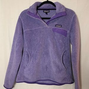 Purple medium Patagonia re tool snap t fleece